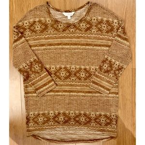 NWOT Charming Charlie Patterned Long Sleeve🌞